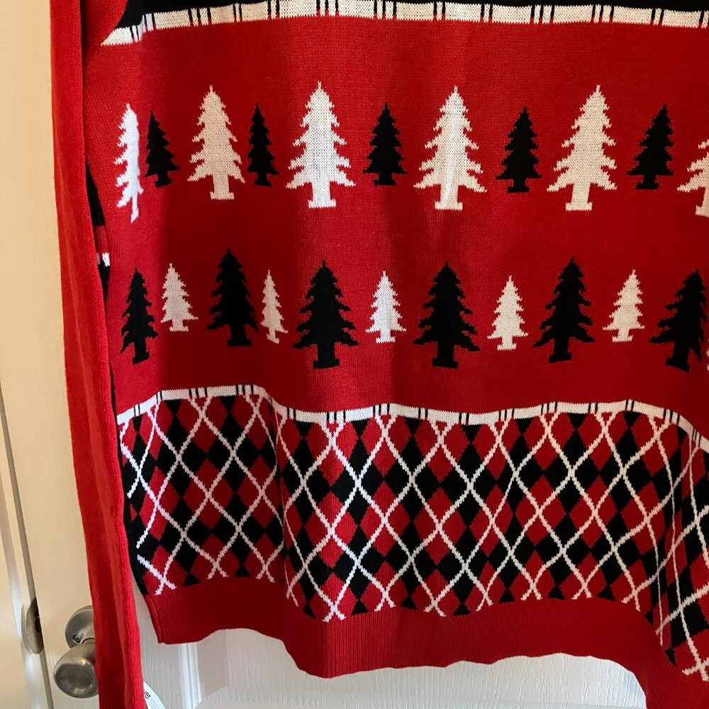 NFL Atlanta Falcons Ugly Christmas Sweater Mens Red, Black Size XX Large NEW. - Picture 16 of 16